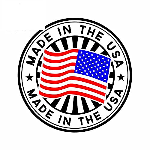 13 cm x 42,6 cm per pezzo piccolo durevole all'aperto Made in USA Flag Car