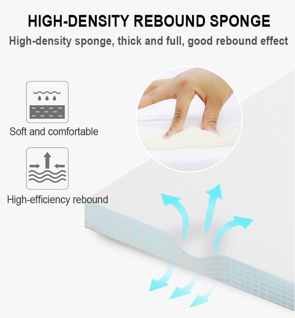 Thick 3.5cm Kid's Anti-Collision Wall Padding, 3D Self-Adhesive Upholstered Panels for Bedroom, Playroom, or Bedside - Cotton Linen Material (Green, 30x30x3.5cm)