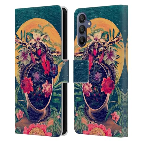 Funda Samsung Galaxy A15 Oxígeno Surrealista carcasa de cuero con soporte