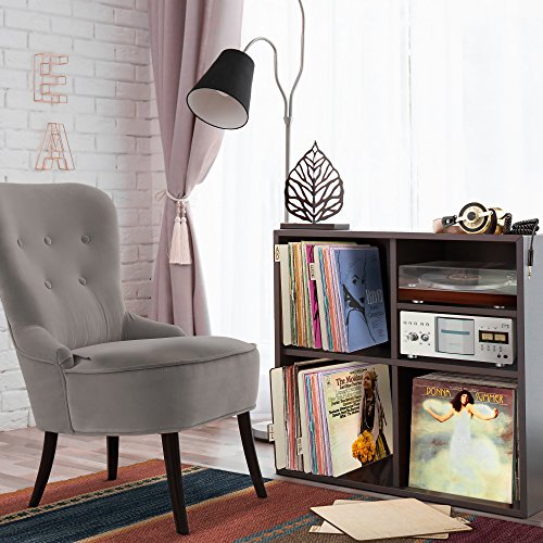 Tunephonik Two-Sided Laser Etched Wooden Record Dividers Vinyl Lps | Alphabetical Record Holder Organizer | Vinyl Cataloged Alphabetically | Includes 6 Dividers - 7” 45'S-12” Lp #TOP3