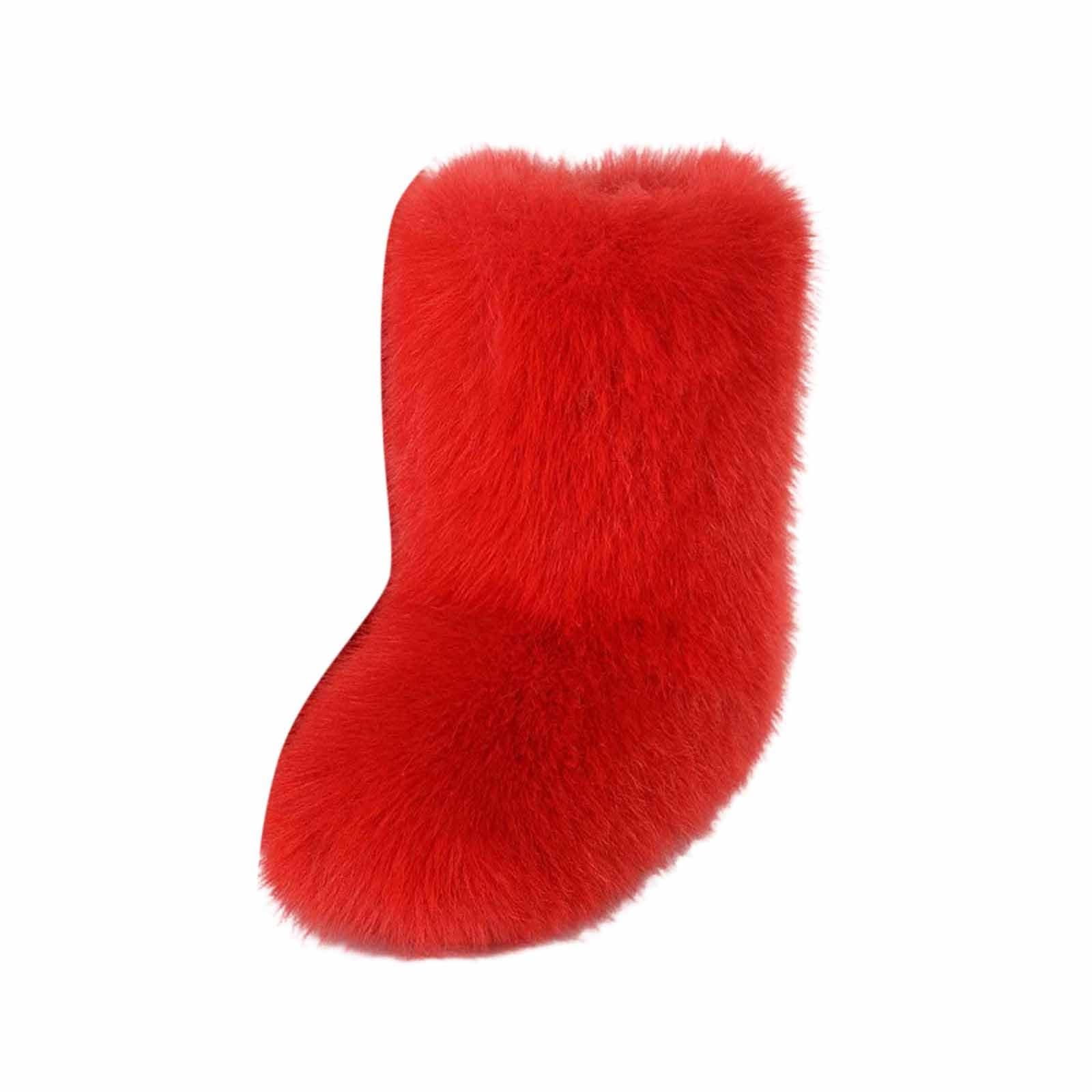 Stivali Grigi Dopo Sci Bambino Invernali Caldi e Foderati con Suola Design A metà Polpaccio per Il Massimo Comfort da Neve Donna Impermeabili