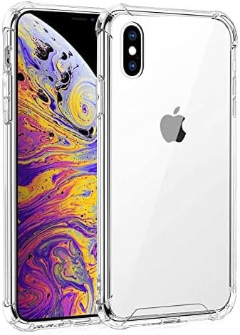Whioltl Cover Per IPhone X E XS – Custodia Trasparente Con Retro Rigido E Bordo Morbido TPU – Airbag Angolari, Supporta Ricarica Wireless