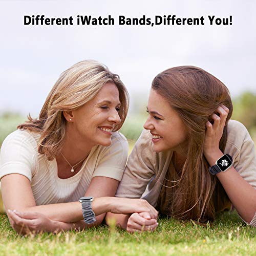 Image of Greatfine Scrunchie Band Compatible with Apple Watch Bands 38mm 40mm 41mm 42mm 44mm 45mm 46mm 49mm Women, Elastic Scrunchie Watch Strap for iWatch Watch Series 11 10 9 8 7 6 5 4 3 2 1 SE 3 2 Ultra 3 2