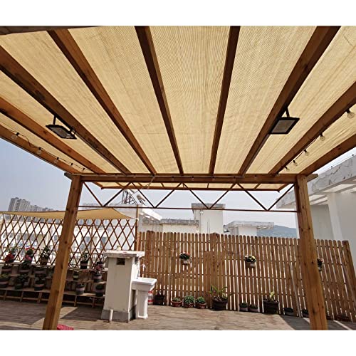 Voile d'ombrage rectangulaire pour protéger le mobilier de jardin du soleil