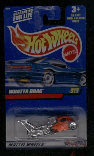 Hot Wheels 2000-213 Whatta Drag 1:64 miniature de collection en métal noir et orange