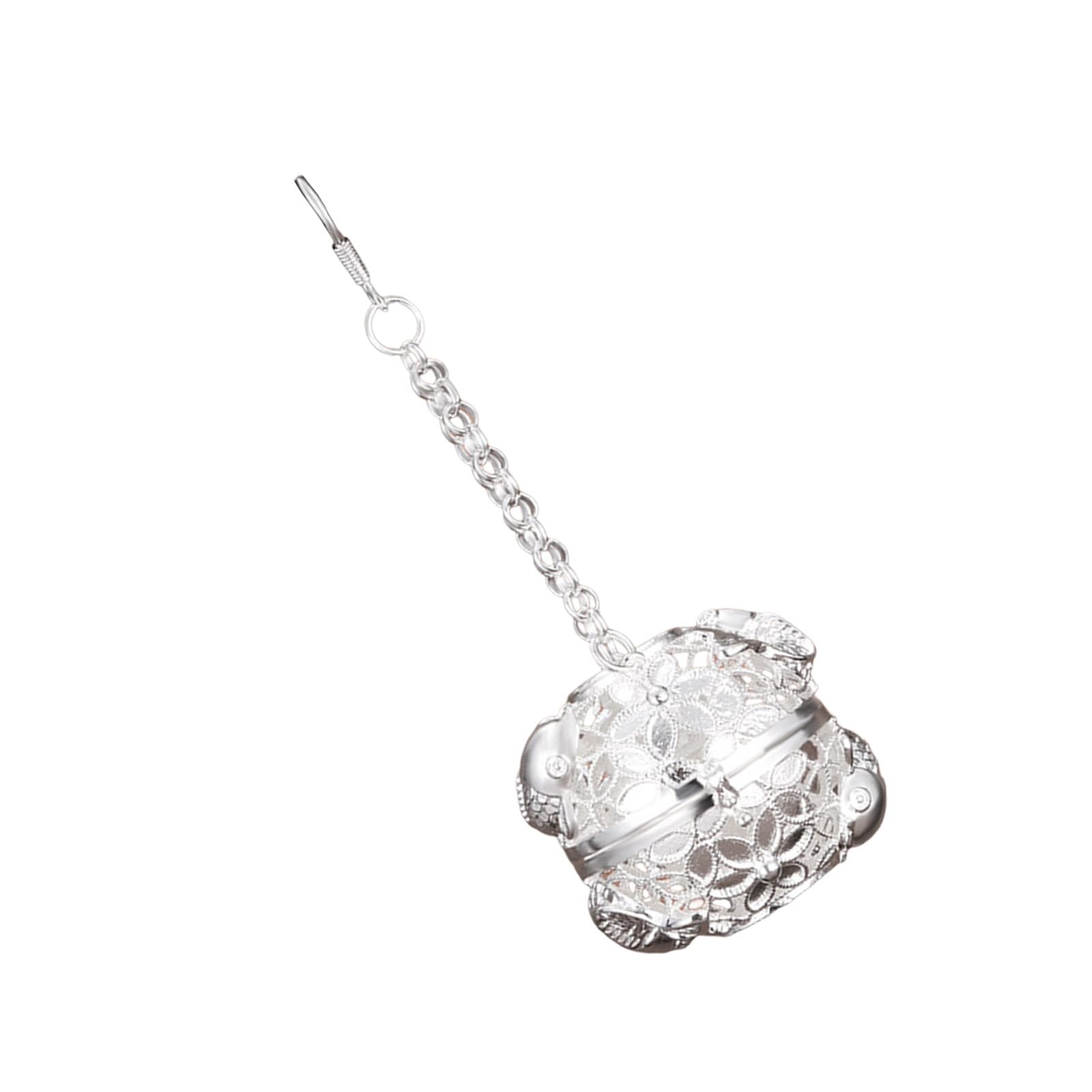 Pffiocix Brass Incenses Burners with Vintage Look and Fine Detailing Antique Metal Hanging Scented Diffuser Ball Decors Brass Fragrances Diffuser