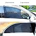 Produktbild 4 stücke Autofenster Sonnenschutz, Schützen Baby Kid vor UV-Licht Universal Fit Winow Slip On Stretchable Mesh Protect - Blöcke Sonnenblendung