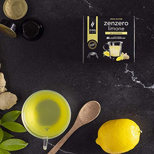 King Cup - 10 Confezioni da 10 Capsule di Limone e...