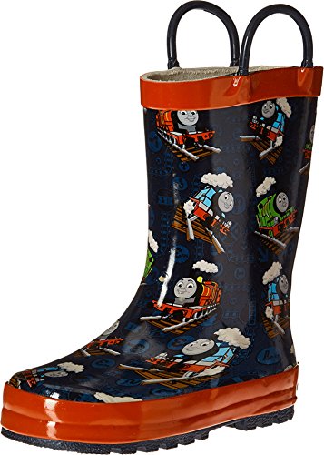 Western Chief Unisex-Child Kids Boys' Waterproof Easy-On Character Rain Boot