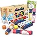 Dab and Dot Markers Washable, Non Toxic for Kids Art Activities Set of 8 Paint Art Daubers (2 Packs) Including Bonus 101 Easy Dot Marker Activities PDF