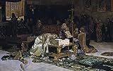AZENZI Art Mural Toile Toile Art Affiches Peinture à l'huile classique Munoz Degrain Antonio Les Amants De Teruel pour la décoration intérieure 60x90cm