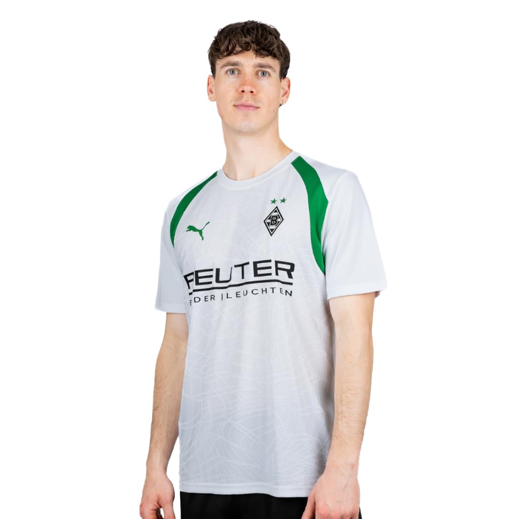 PUMA Trainingsshirt 26/27 weiß | Borussia Mönchengladbach | Offizieller Fanartikel |