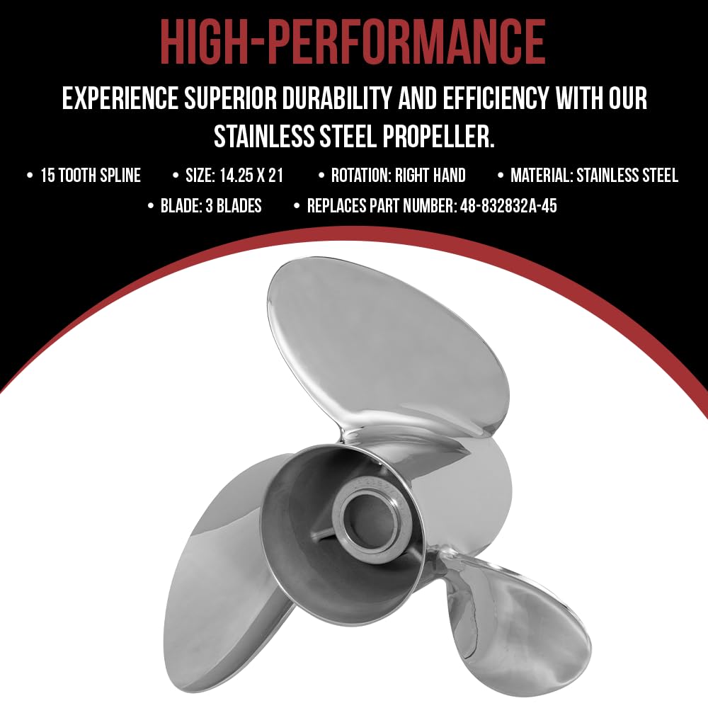 Find Mercury Laser 2 propeller 14 1/4 x 19 pitch prop in Brandon