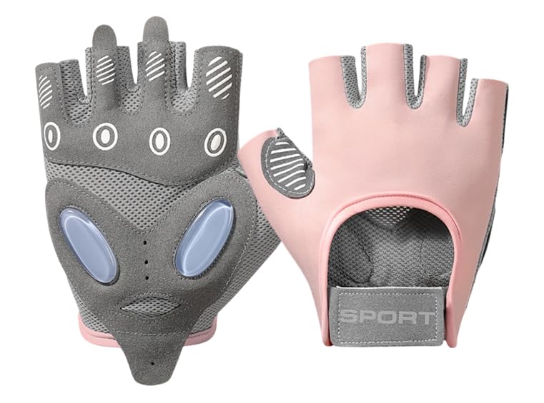 Workout Gloves for Men & Women Full Palm Protection Breathable Exercise Gloves, Lightweight Fitness Gloves for Pull Up, Dumbbells, Cycling