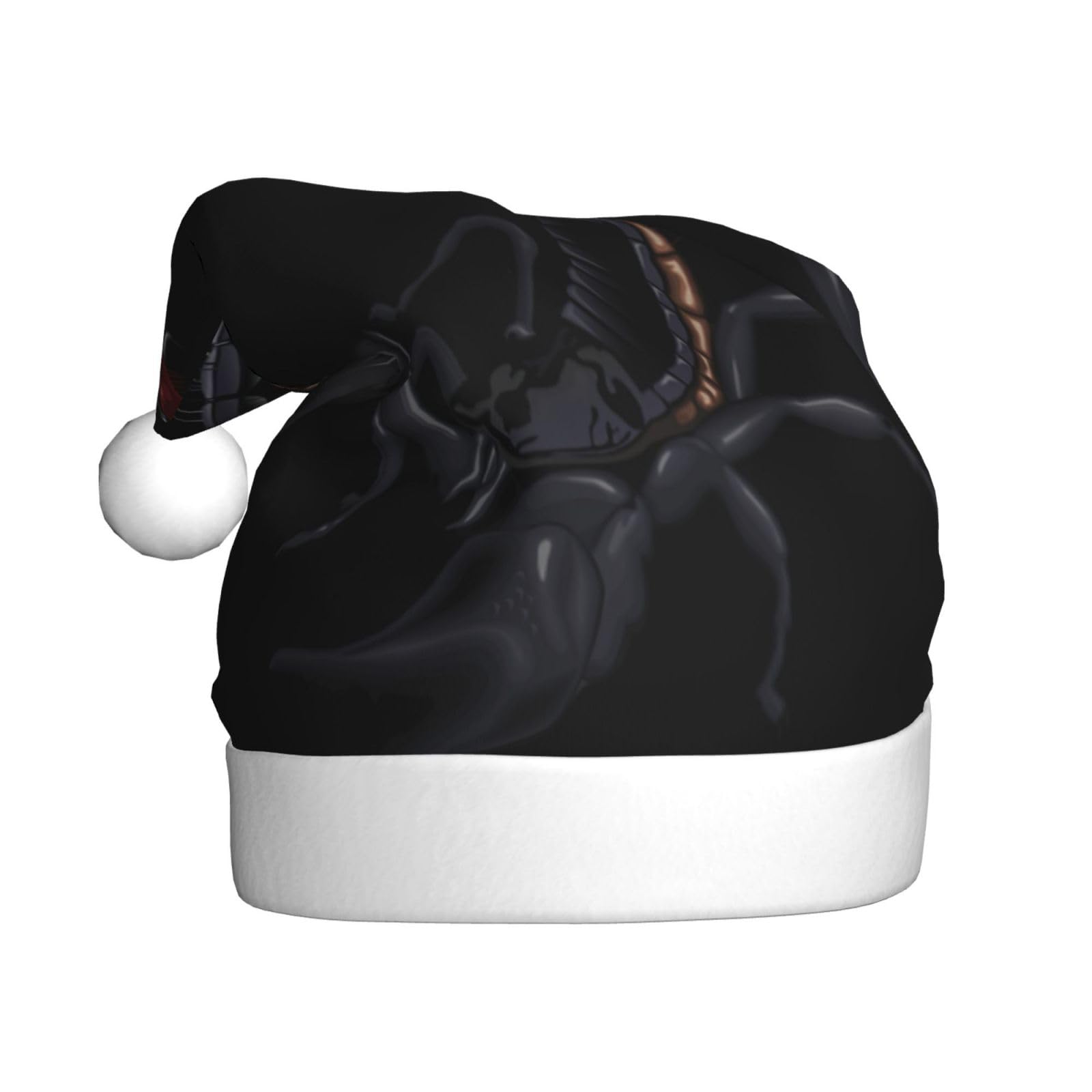Scorpion Print Christmas Hat,Suitable For Christmas And Various Holiday Activities