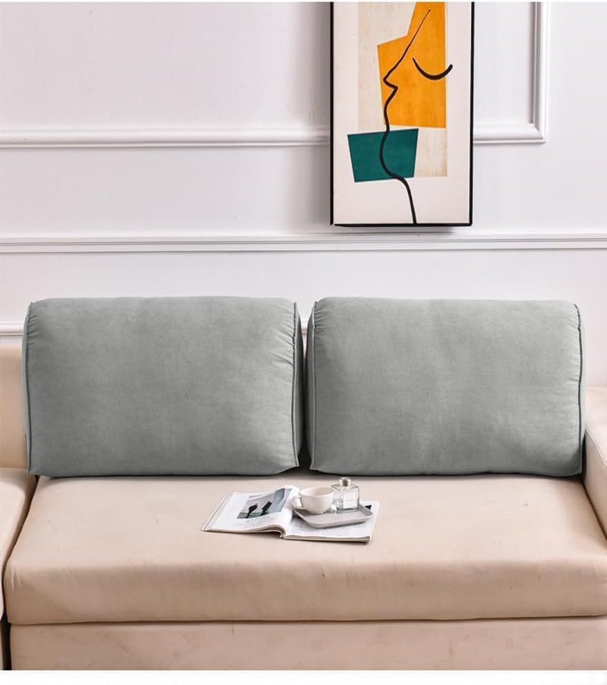 Extra Thick Wedge Pillow for Couch - Large Lumbar Support & Decorative Reading Cushion - Ultimate Comfort for Headboard, Waist & Back Support