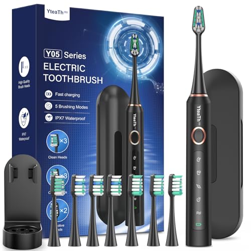 Elektrische Zahnbürste für Erwachsene und Kinder - Schallzahnbürste, Electric Toothbrush mit 8...