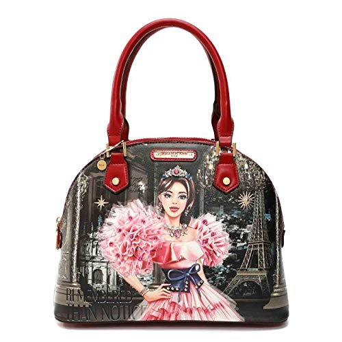 CRYSTAL PALACE PRINT FASHION DOME BAG