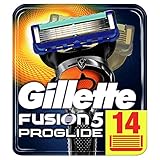 Gillette Fusion5 ProGlide Lamette di Ricambio per Rasoio, 14 Lamette