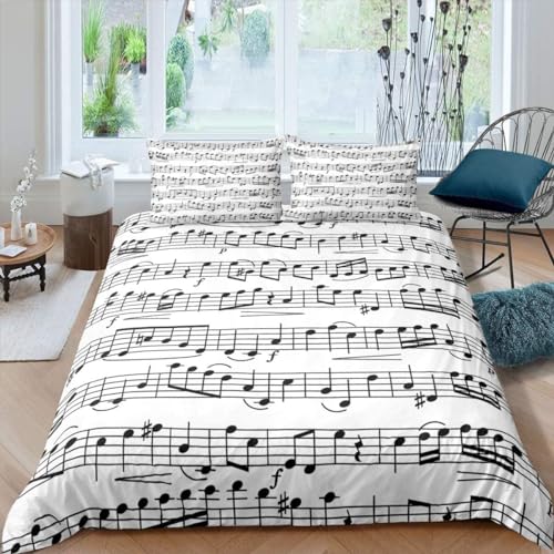 Funda Nordica Cama 105 Notas Musicales Ropa