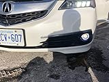 BLINGLIGHTS Brand Blue Halo Fog Lamps Angel Eye Driving Lights Kit for 2015 2016 2017 Acura TLX