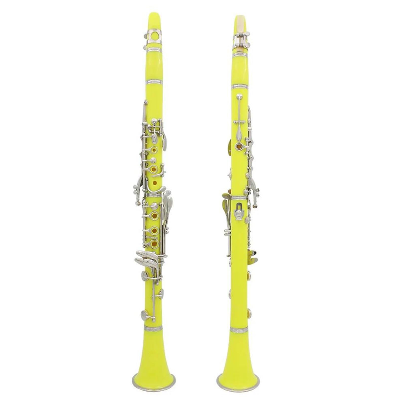 Clarinete De 17 Teclas Si Bemol Clarinete | Fabricado en baquelita, incluye accesorios para instrumentos.