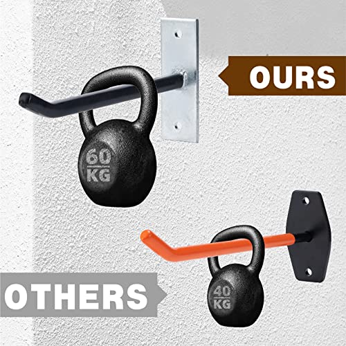 Sinoer 4-teilige Felgenmontage Wandset/Garage Reifenhaken Wandwerkzeug Aufbewahrung Reifengestell, aus hochwertigem Stahl, im Gegensatz zu traditionellen Gusseisen-Konkurrenten