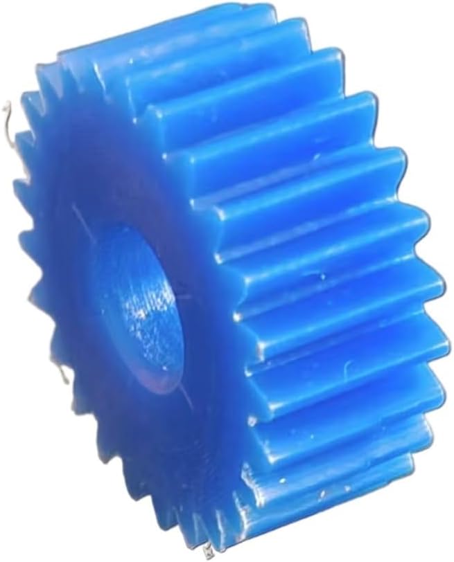 Plastic Motor Gear,1pcs Cylindrical 20mm Thickness Flat 2 Module Nylon Spur 2M Straight Transmission Pinion 8mm Hole Spindle(28 Teeth)