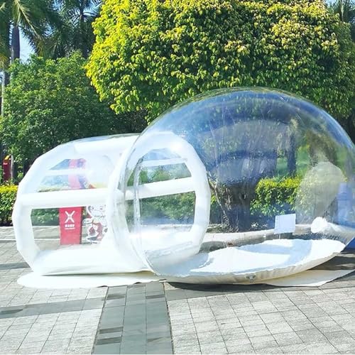 MAYFABD Inflatable Bubble Tent Camping Tent Commercial Grade Outdoor Clear Dome Camping Cabin Bubble Tent with Air Blower for DIY Outdoor Family Backyard Camping Stargazing,5m - Image 7