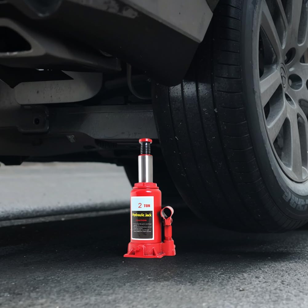 cric per auto sollevatore auto Cric idraulico per auto saldato da 2/5/10 tonnellate, martinetto idraulico per auto, strumenti per camioncino(10 Ton)