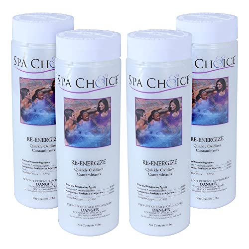 SpaChoice 2-Pounds 4-Pack Premium Re-Energize Spa Shock