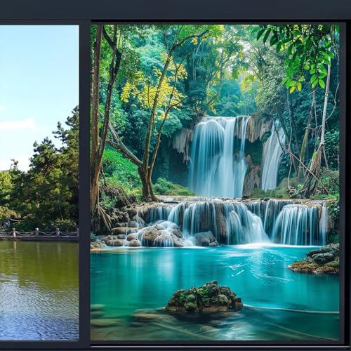 Película Vinilo Autoadherible Aislante para Ventanas 27.6x47.2 pulg miniatura 6