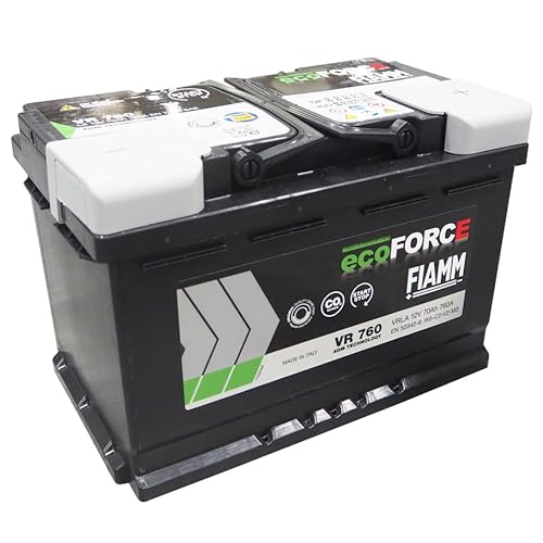 FIAMM [�t�B�A��] �A���� AGM �o�b�e���[ eco FORCE LN3 12V 70Ah 760A VR760 7906200 �A�C�h�����O�X�g�b�v �[�d����ԑΉ� �J�[�o�b�e���[ �C�^���A��