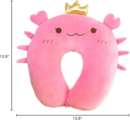 Miniatura 7 de Bonita almohada portátil en forma de U para el cuello en U para oficina y viajes, para adultos, para oficina, hogar y siesta de avión (cerdo, 12.6 x