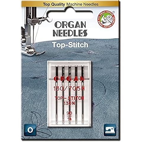 Organ Needles Topstitch #90/14 Pack of 5 Cover