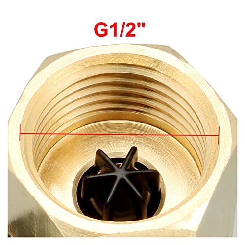 Sensor de flujo de agua G1/2 en latón robusto con efecto Hall para caudal estable 3