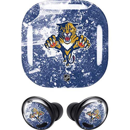 Skinit Decal Audio Skin Compatible with Samsung Galaxy Buds Pro - Officially Licensed NHL Florida Panthers Frozen Design