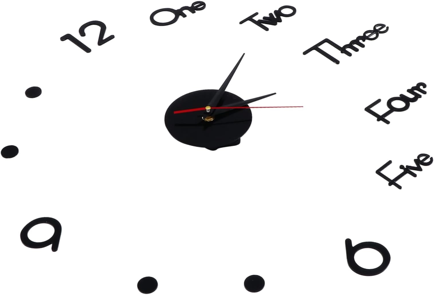 Modern Wall Clock for Living Silent Acrylic Digital Home Clock Diy Frameless Decor