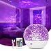 Fokky LED Sternenhimmel Projektor, 16-Farbiger Ozeanwellen Nachtlicht Kinder, Aurora Lampe mit Fernbedienung, Galaxy Projector für Partys, Gaming & Zimmer Deko, Polarlicht Lampe Geschenk für Frauen
