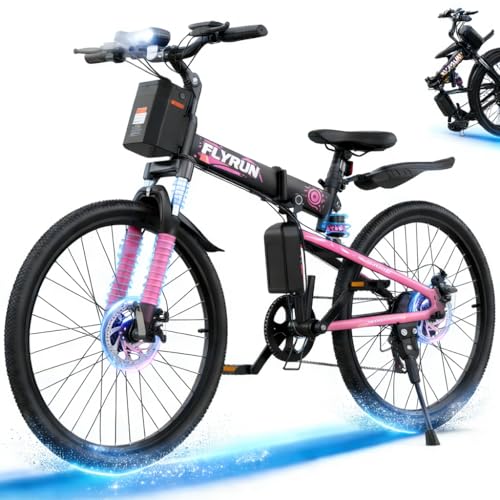 Flyrun 750W Foldable Electric Bike with Removable Battery