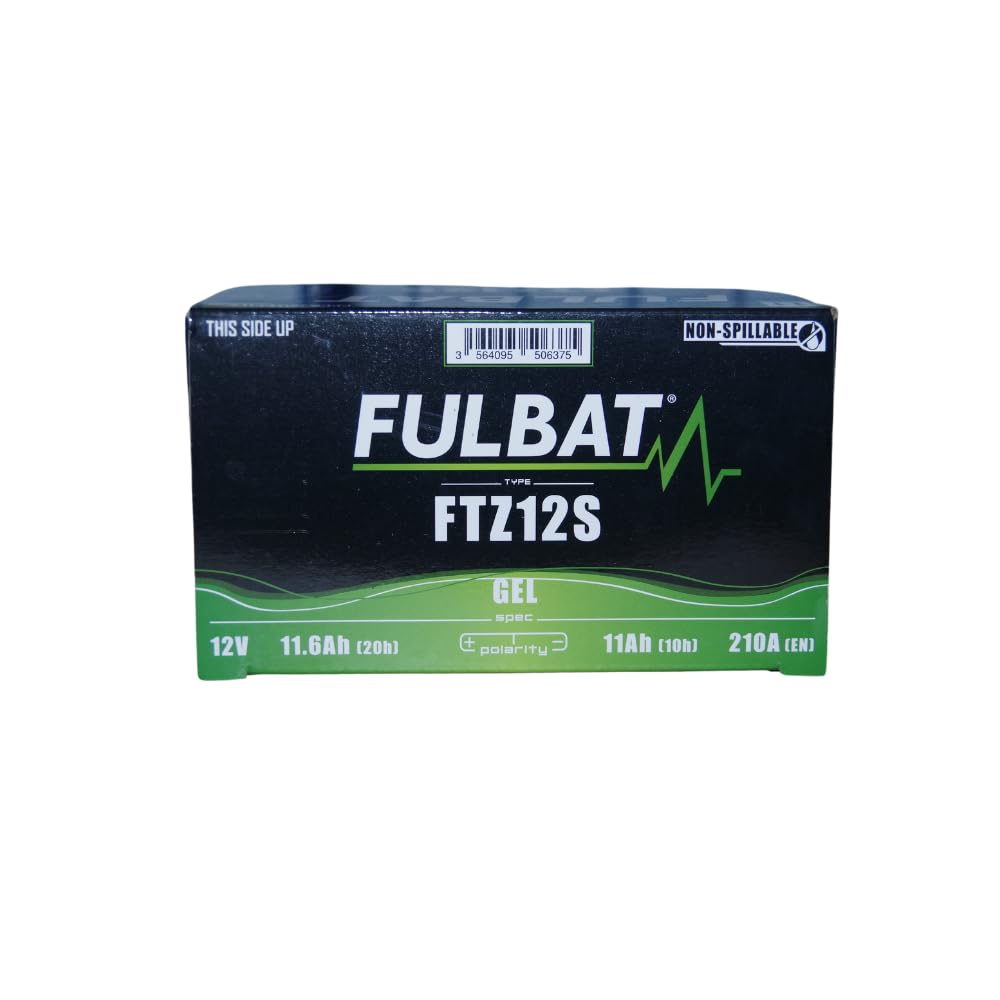 Fulbat Batería de moto Fulbat GEL FTZ12S / YTZ12S 12 V 11,6 Ah 210 A