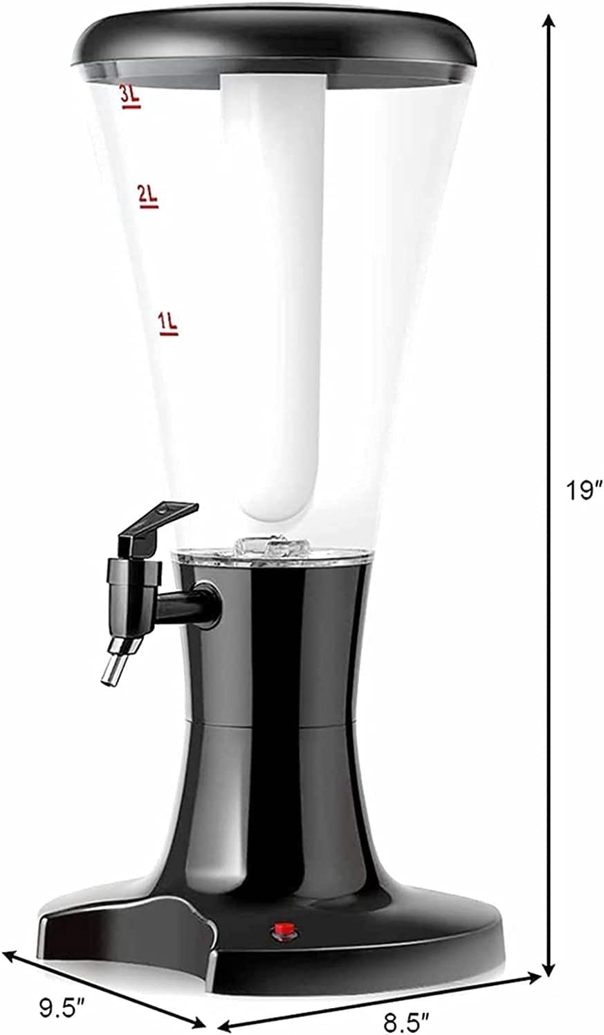 Beer Tower Dispenser Beer Dispenser 3L Beverage Dispenser For Water Beverage Separation Bucket Beverage Dispenser
