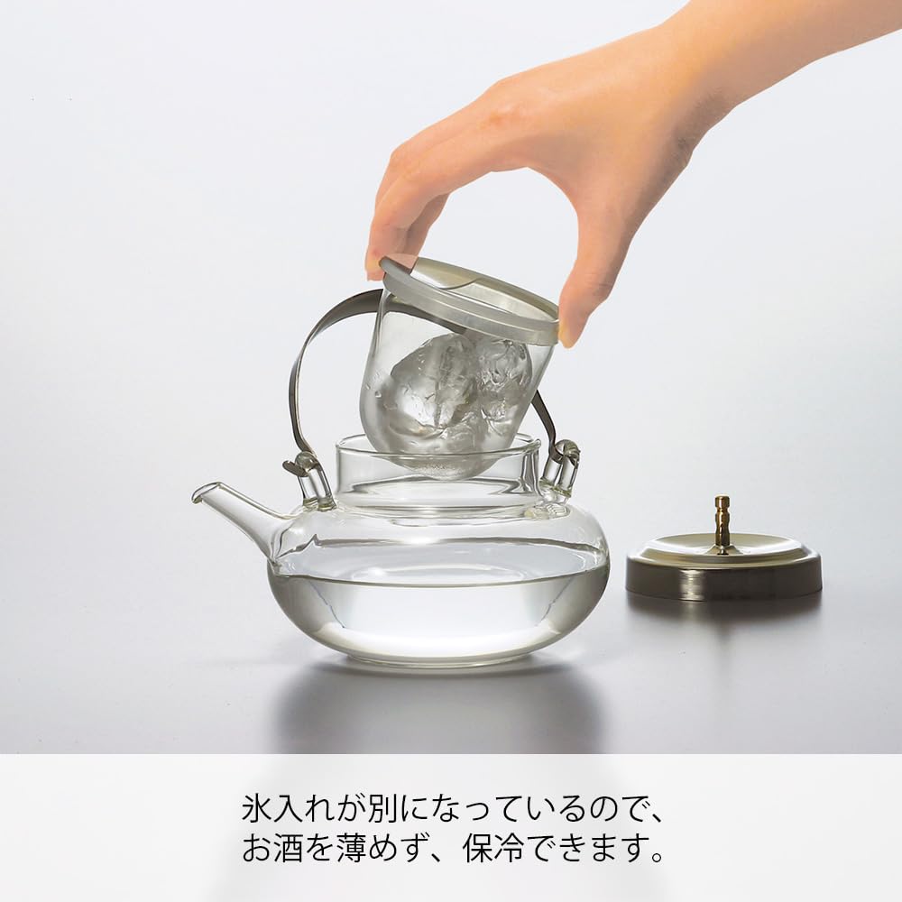 Amazon｜HARIO(ハリオ) 丸地炉利・グラスセット 実用容量360ml 2合