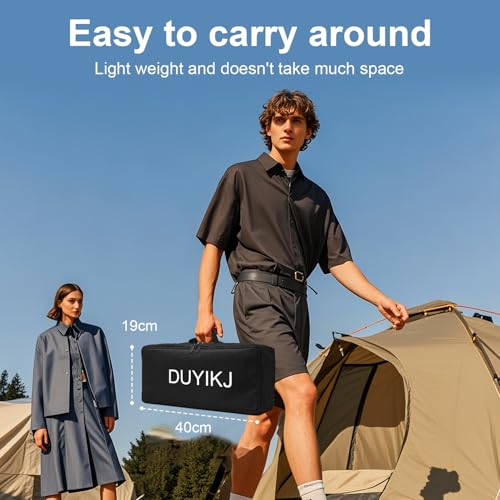 Projector Screen and Stand 120 inch,DUYIKJ Portable Black Backing Projector Screen Indoor Outdoor 16:9 4K HD Wrinkle-Free and Four-Legged Frame Movie Screen with Carry Bag for Backyard Movie Night by DUYIKJ - Used condition - Image 7