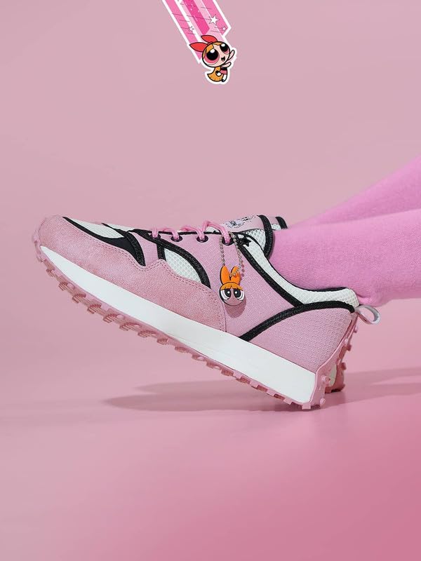 Image of Bacca Bucci Powerpuff Girls Women Sneakers | Casual & Lifestyle Shoes - Blossom, Bubbles & Buttercup Edition
