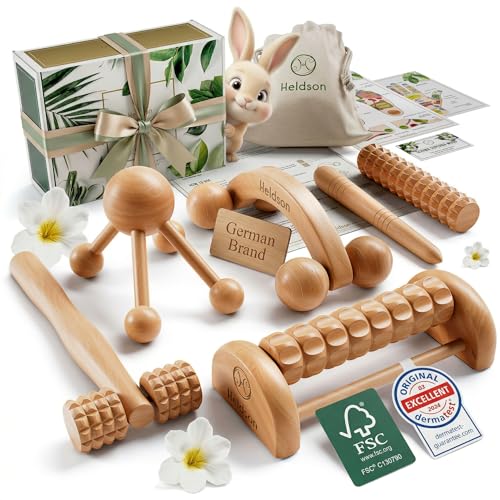 HELDSON® Wooden Massage Set FSC®100%