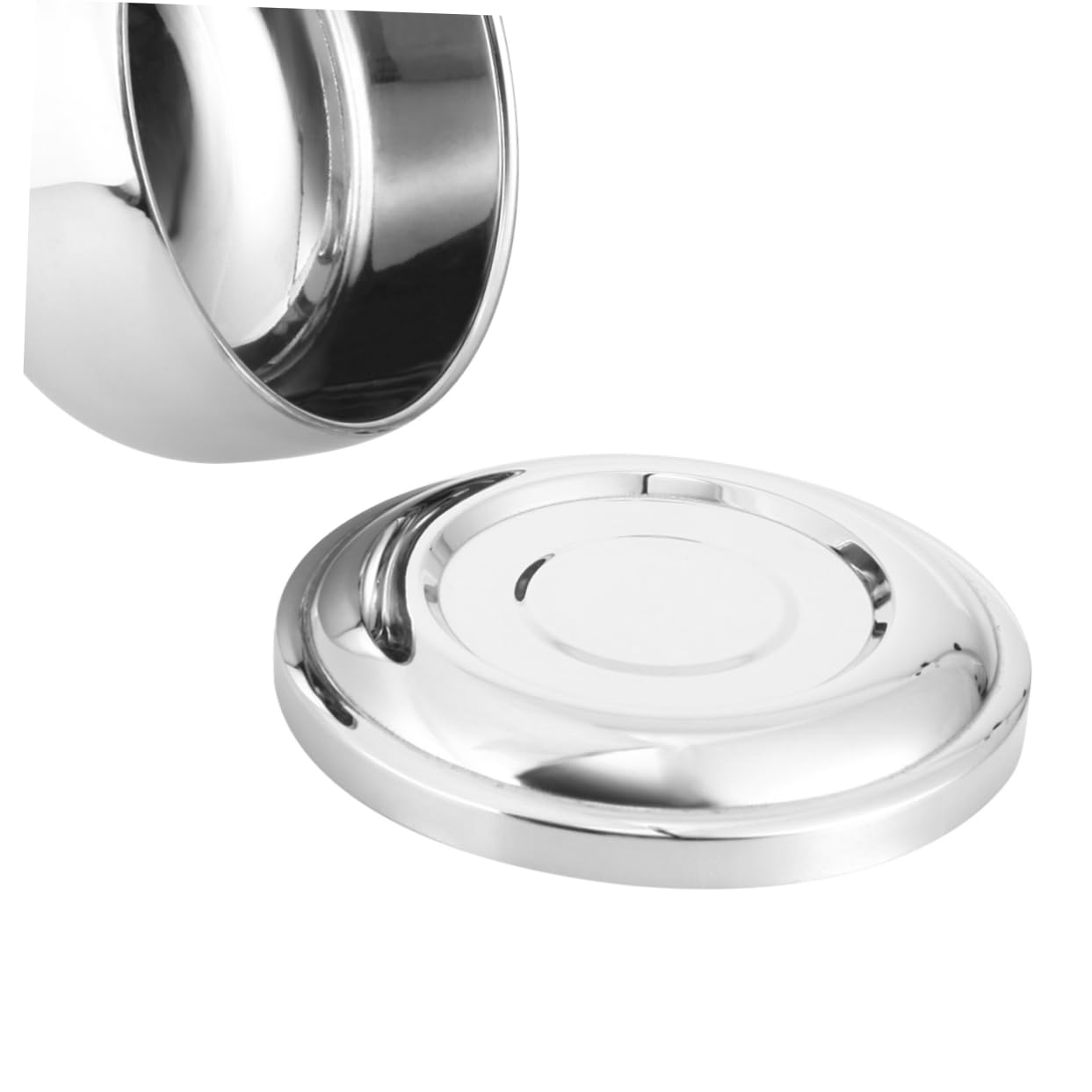 Ipetboom Men's Shaving Soap Bowl Lid Compact Shaving Mug Large Size Shaving Bowl Smooth Surface