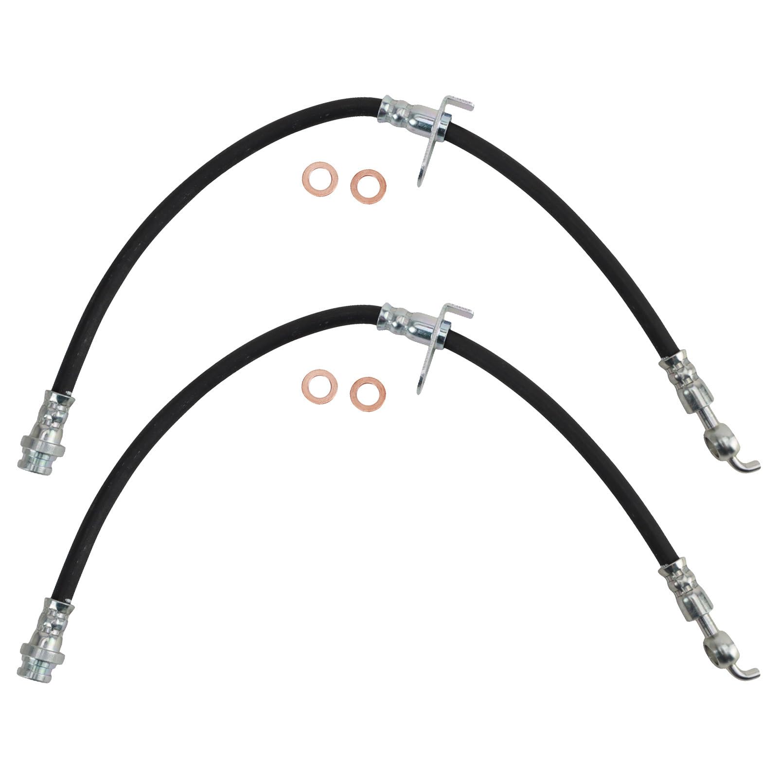 TRQ Front Brake Hose Set
