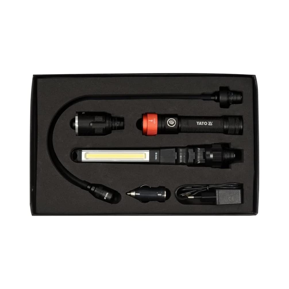 YATO YT-08521 Lampes manuelles 280 Lumen 190 Lumen 380 Lumen