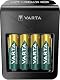 Varta Ladegerät mit 4 AA 2100mAh Akkus für NiMH Akkus und USB Geräte